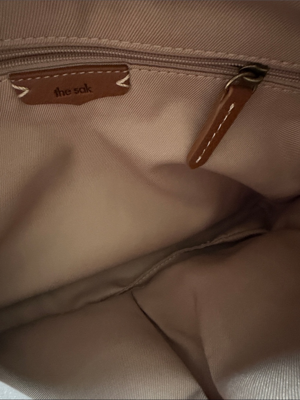 NWOT The Sak Melrose Leather Crossbody Bag Dark Brown Adjustable Strap - Picture 9 of 12